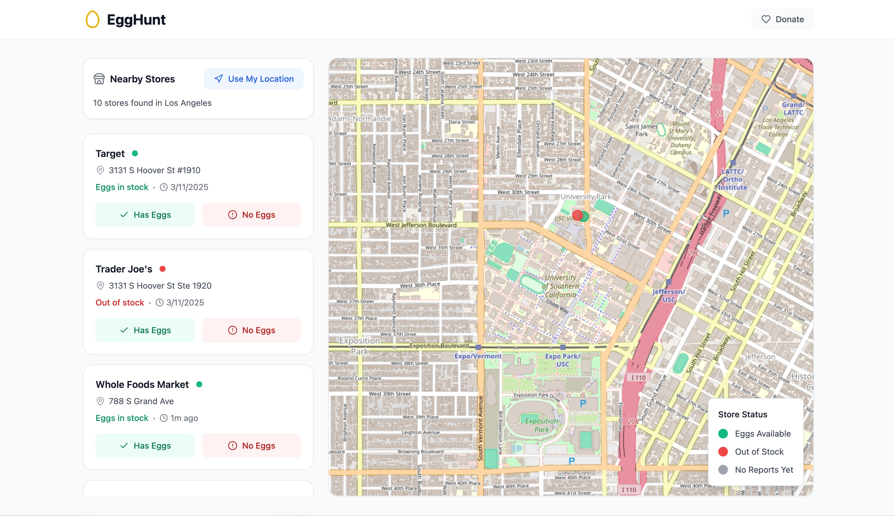 iWantEggs.com preview